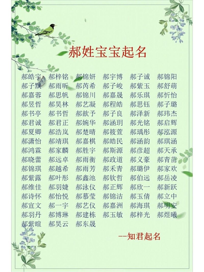 给孩子起个好名字的艺术与科学